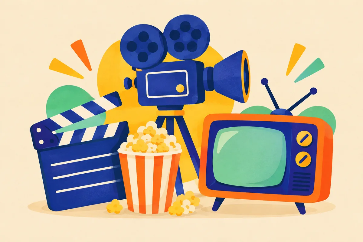 Ilustración de cine y series