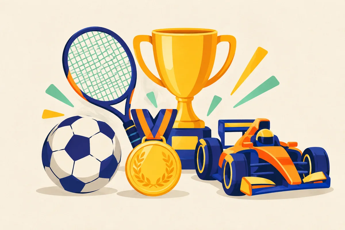Ilustración de deportes
