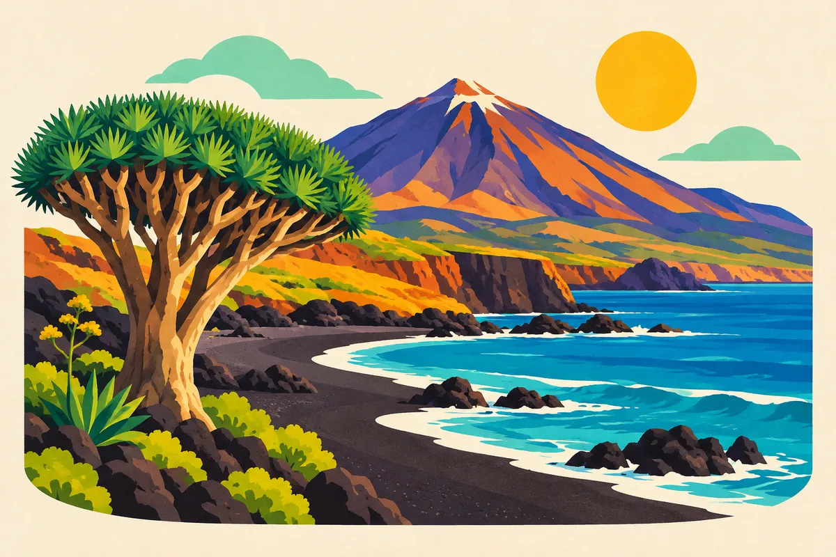 Ilustración del test sobre Canarias