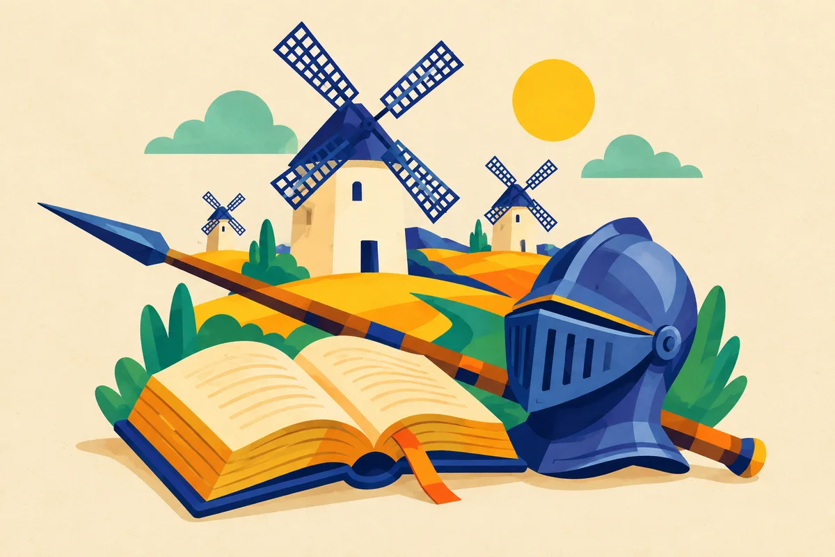 Ilustración del test sobre el Quijote