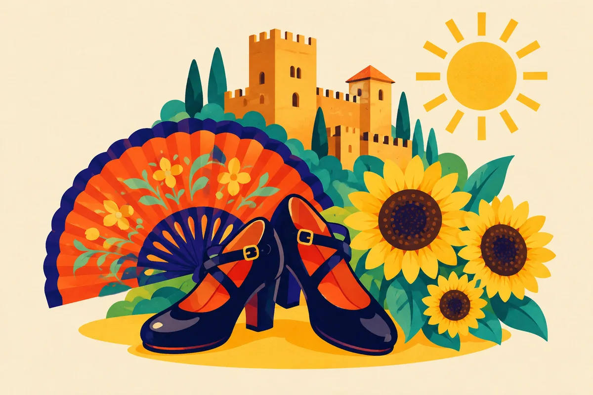 Ilustración del test sobre España