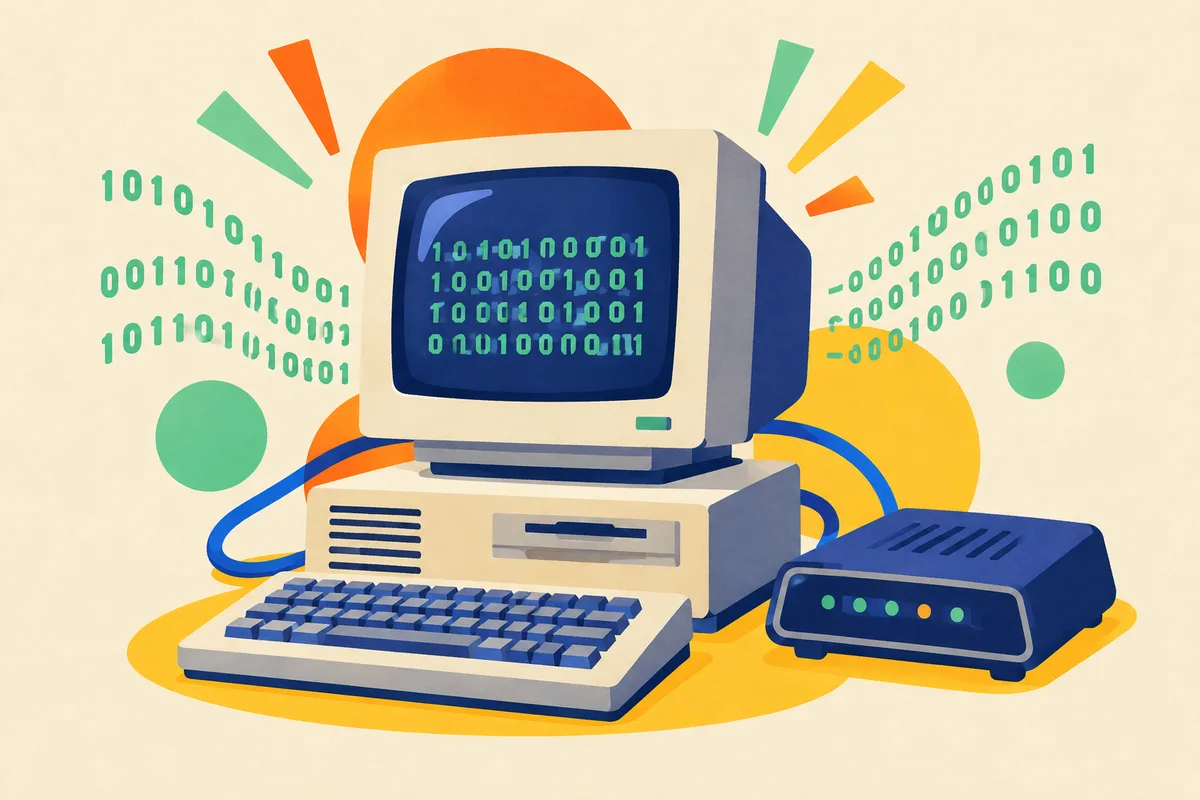 Ilustración del test sobre informática e internet