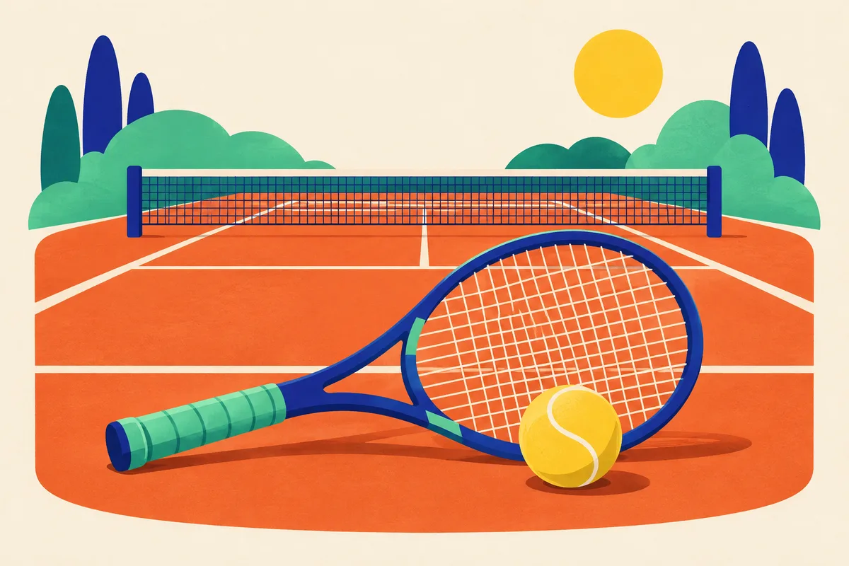 Ilustración del test sobre el tenis