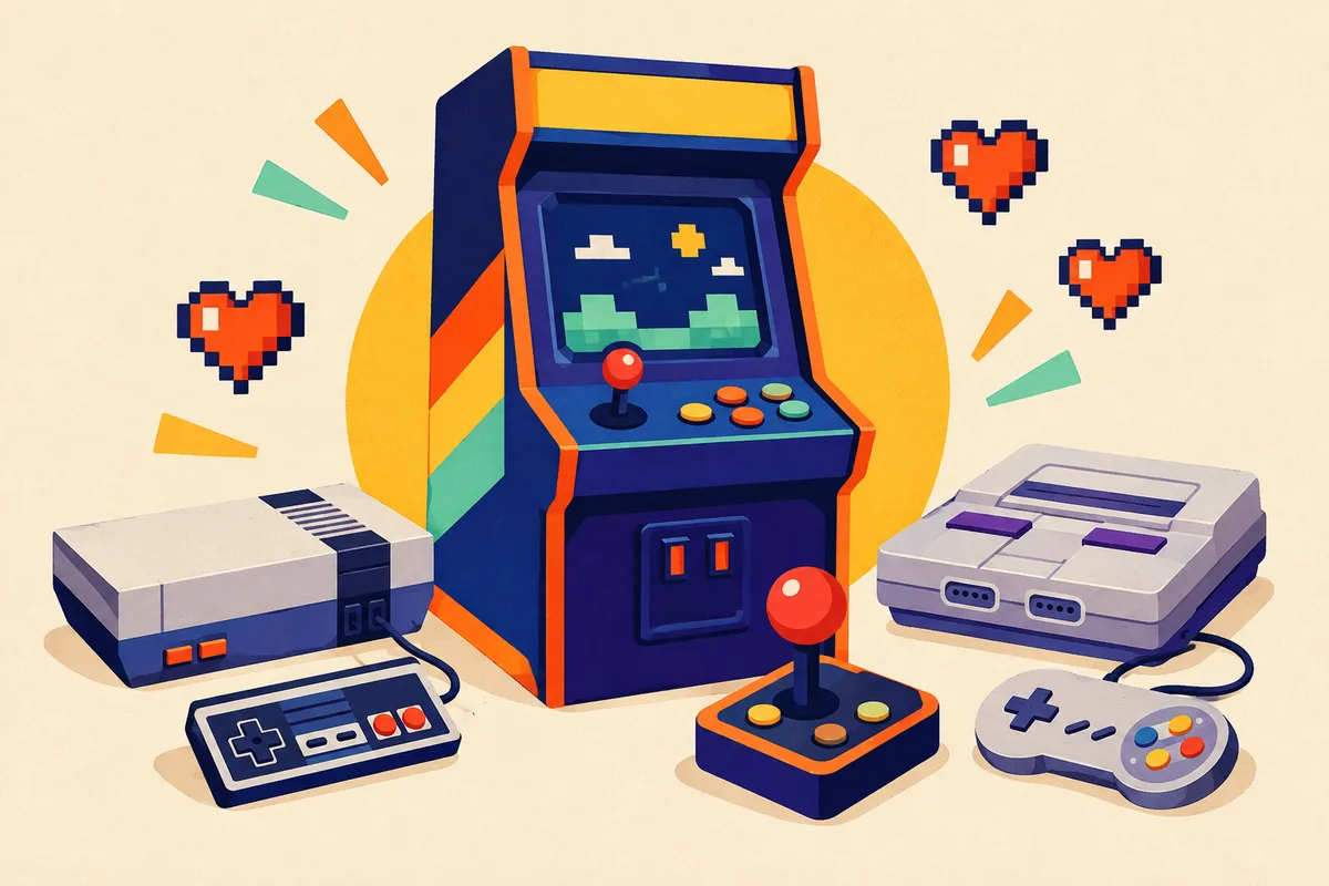 Ilustración del test sobre los videojuegos