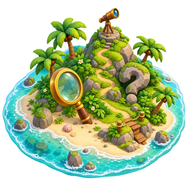 Ilustración de Isla del Curioso