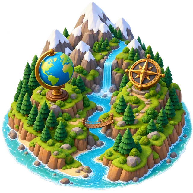 Ilustración de Cordillera del Mapamundi