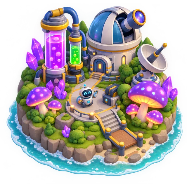 Ilustración de Isla Laboratorio